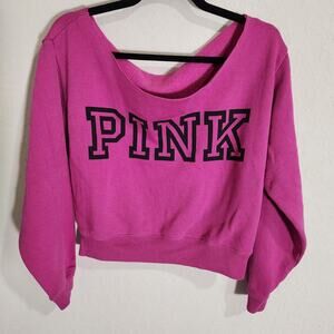 Victoria's Secret PINK Hot Girl Everyday Off the Shoulder Sweatshirt - M